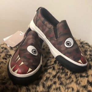Zara Boy’s Monster Camo Slip On Sneakers 👟 😜